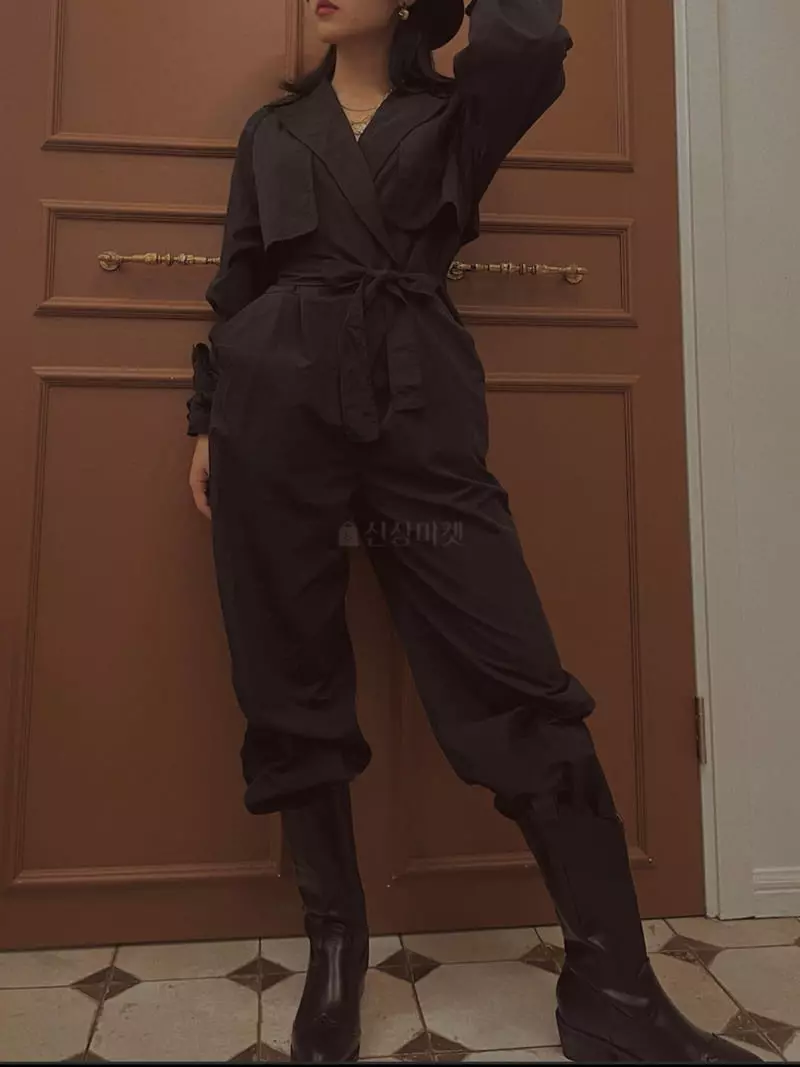 Fabric Seoul - Korean Women Fashion - #restrostyle - Jojo Cape Jumpsuit - 2