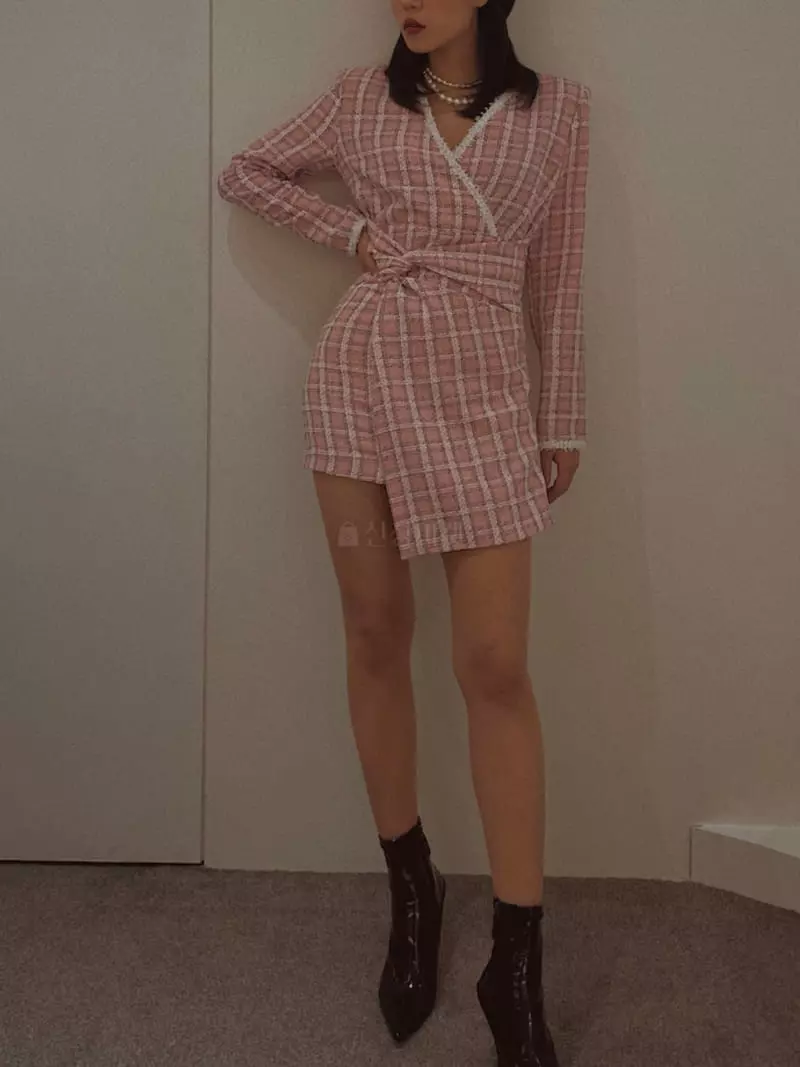 Fabric Seoul - Korean Women Fashion - #shopsmall - Twid Twist One-piece - 10
