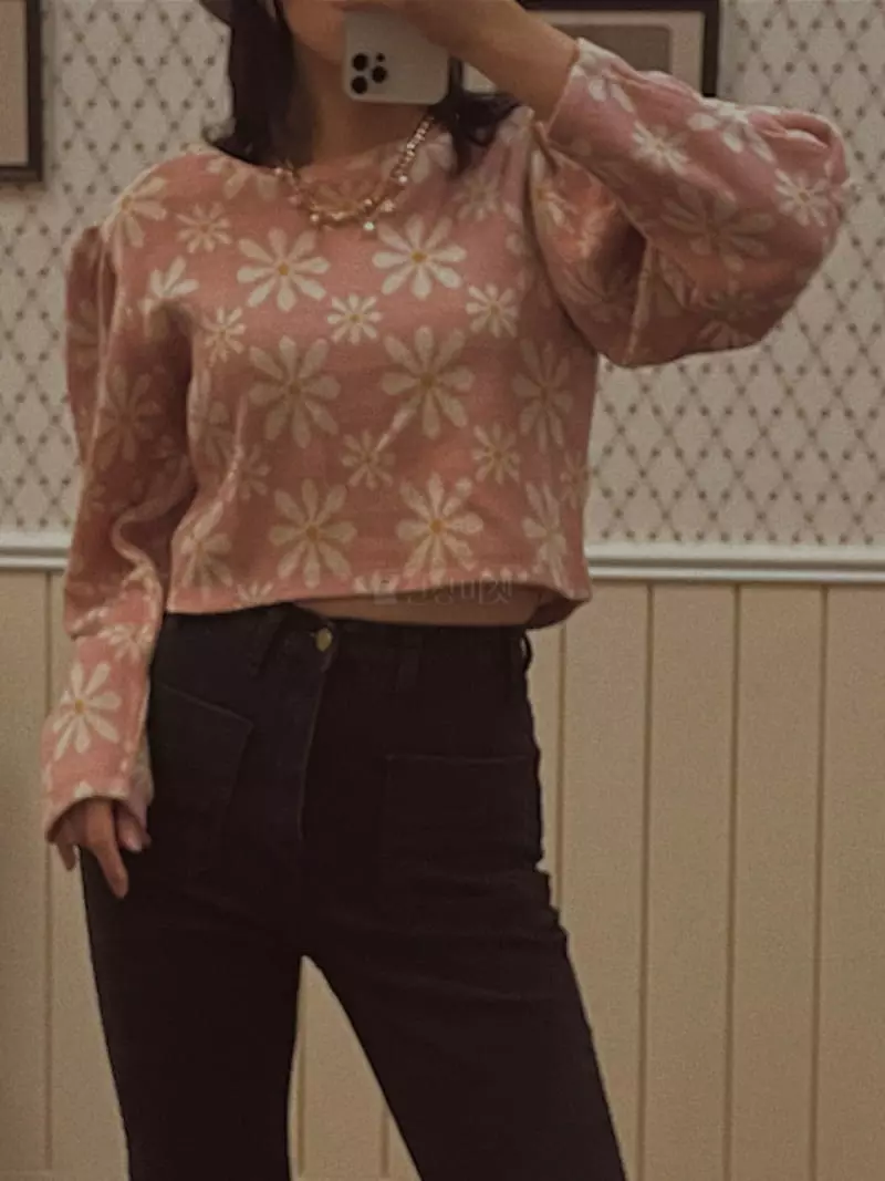 Fabric Seoul - Korean Women Fashion - #shopsmall - Cosmos Puff Blouse - 7