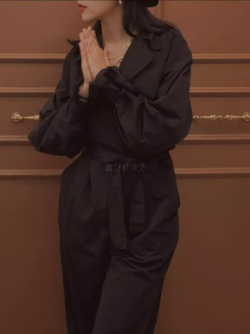 Fabric Seoul - Korean Women Fashion - #romanticstyle - Jojo Cape Jumpsuit - 4