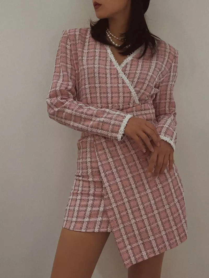 Fabric Seoul - Korean Women Fashion - #thatsdarling - Twid Twist One-piece - 11