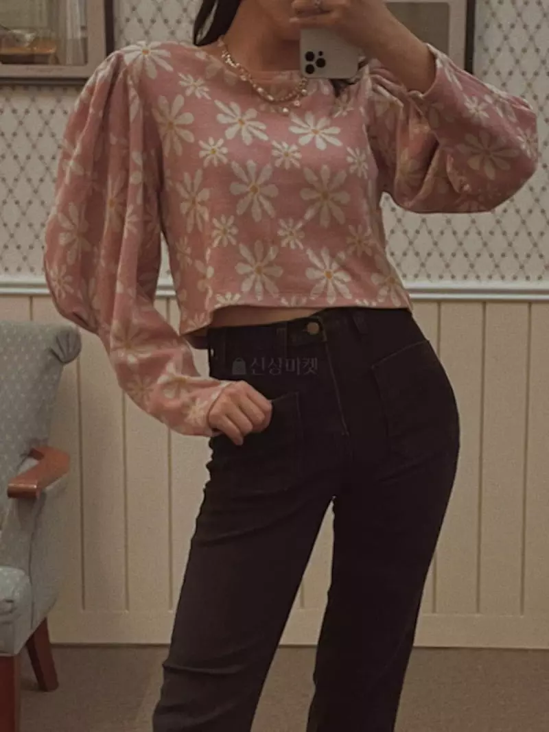 Fabric Seoul - Korean Women Fashion - #thatsdarling - Cosmos Puff Blouse - 8