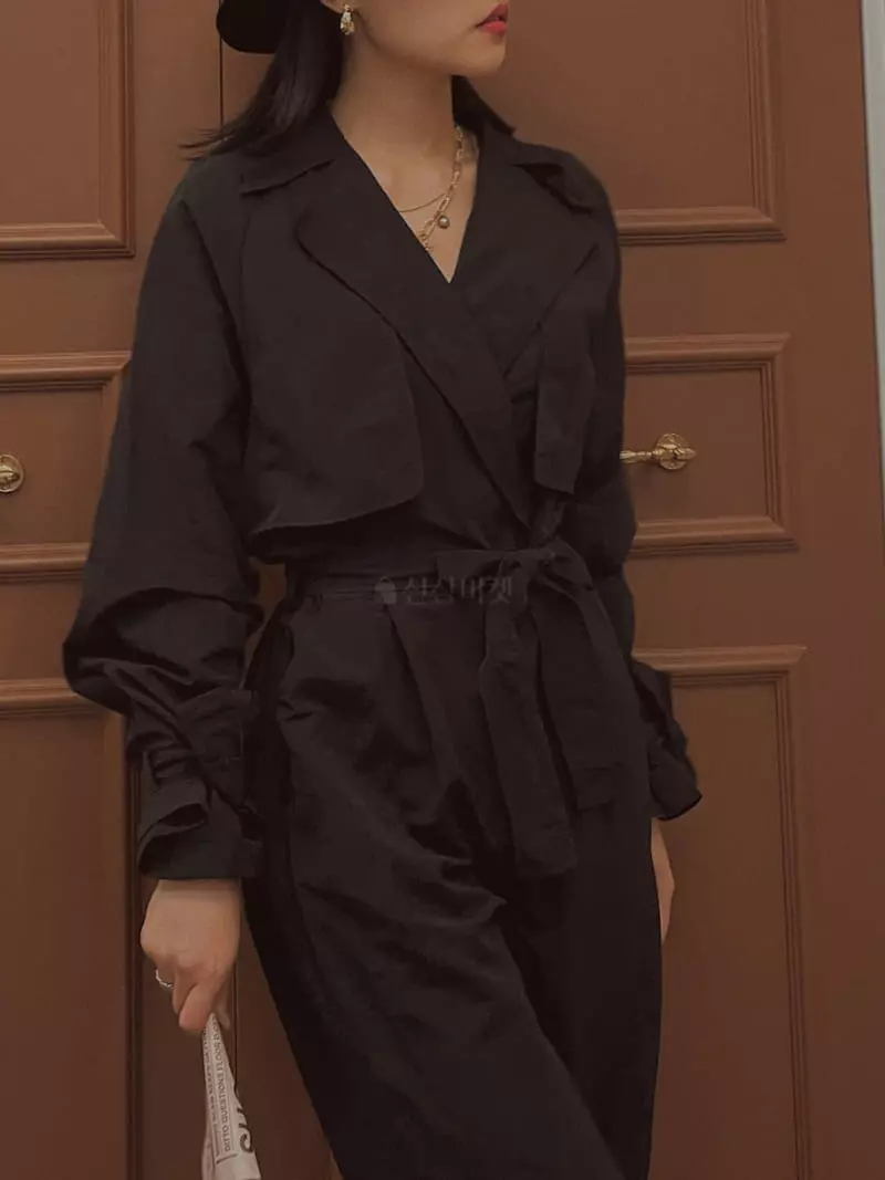 Fabric Seoul - Korean Women Fashion - #thatsdarling - Jojo Cape Jumpsuit - 5