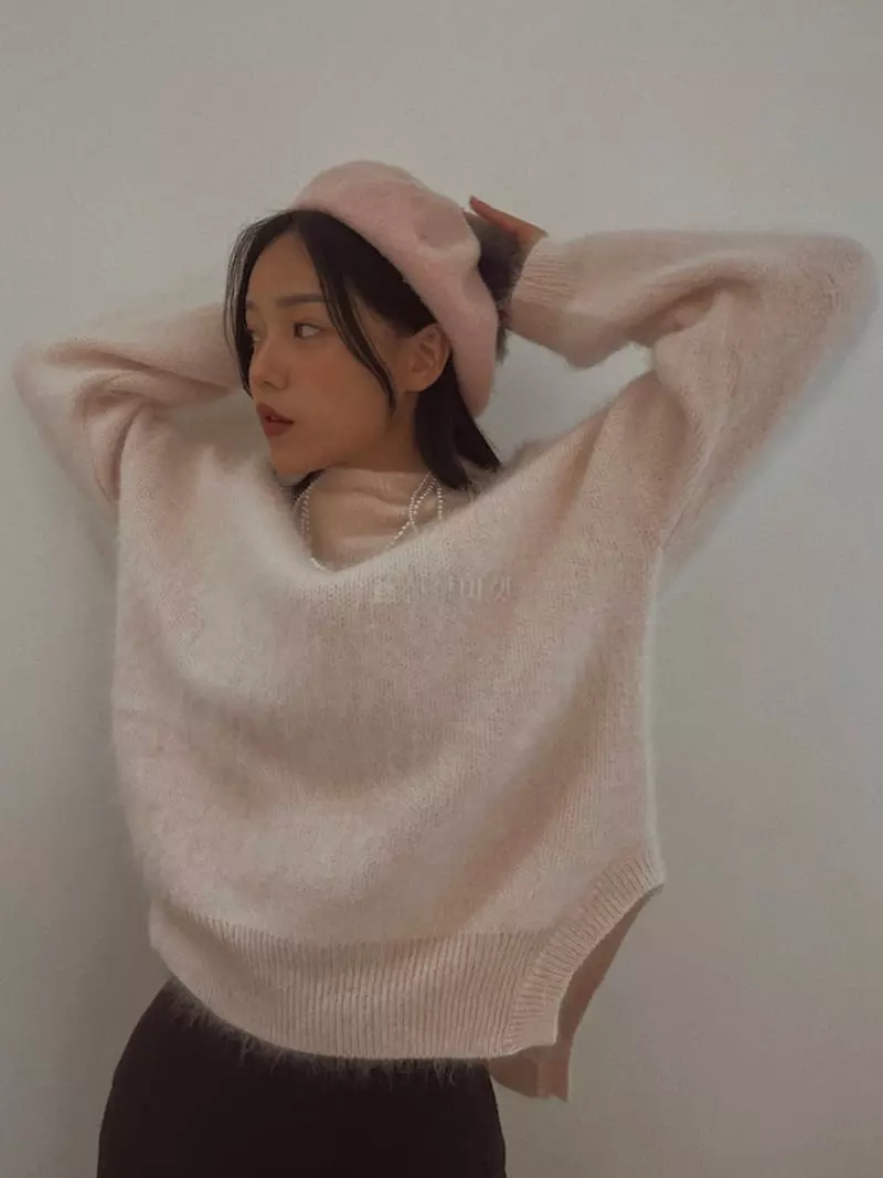 Fabric Seoul - Korean Women Fashion - #thelittlethings - Angora Merry Knit Tee - 2