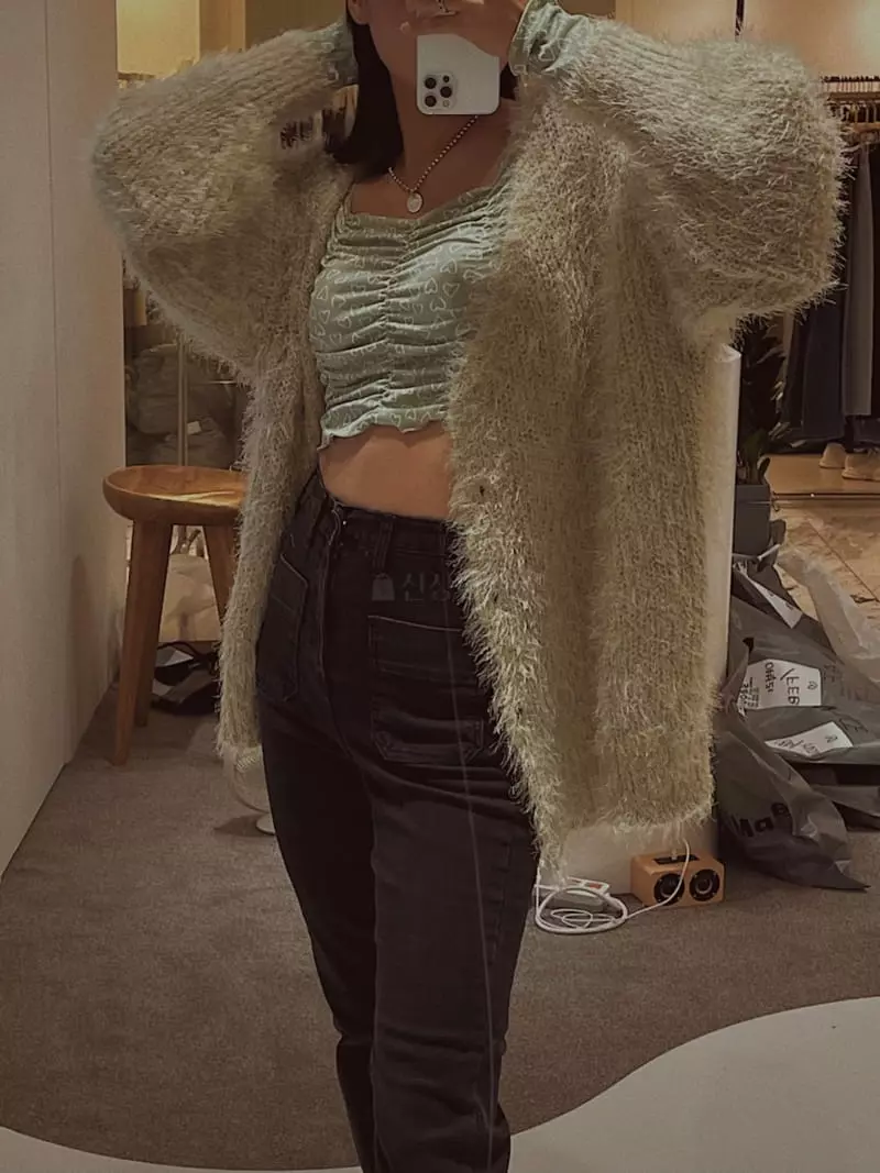 Fabric Seoul - Korean Women Fashion - #vintageinspired - Cozy Wing Cardigan - 3