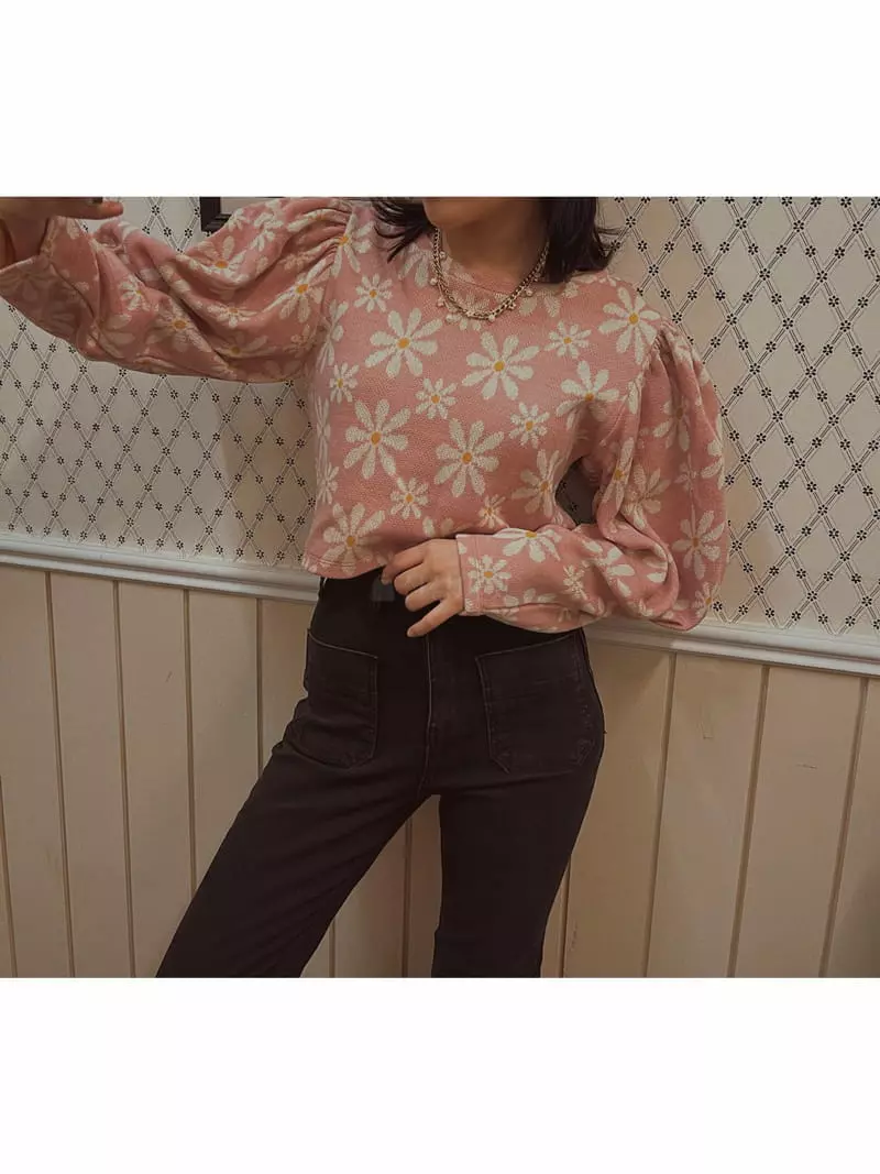 Fabric Seoul - Korean Women Fashion - #vintageinspired - Cosmos Puff Blouse - 2