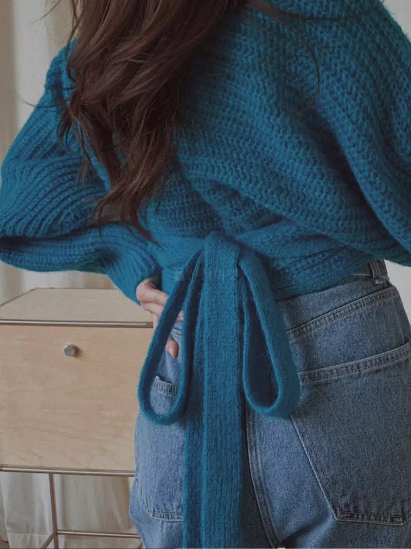 Fabric Seoul - Korean Women Fashion - #womensfashion - Bolero Wrap Cardigan - 9