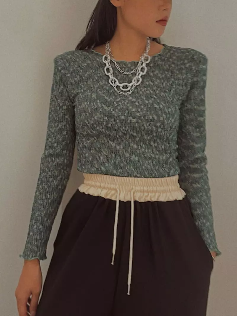 Fabric Seoul - Korean Women Fashion - #womensfashion - Bocashi Pad Tee - 2