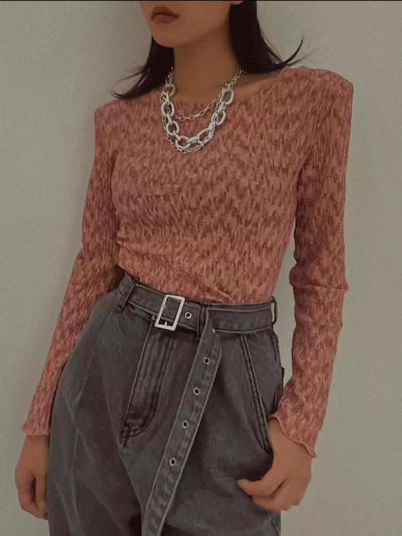Fabric Seoul - Korean Women Fashion - #womensfashion - Bocashi Pad Tee - 8