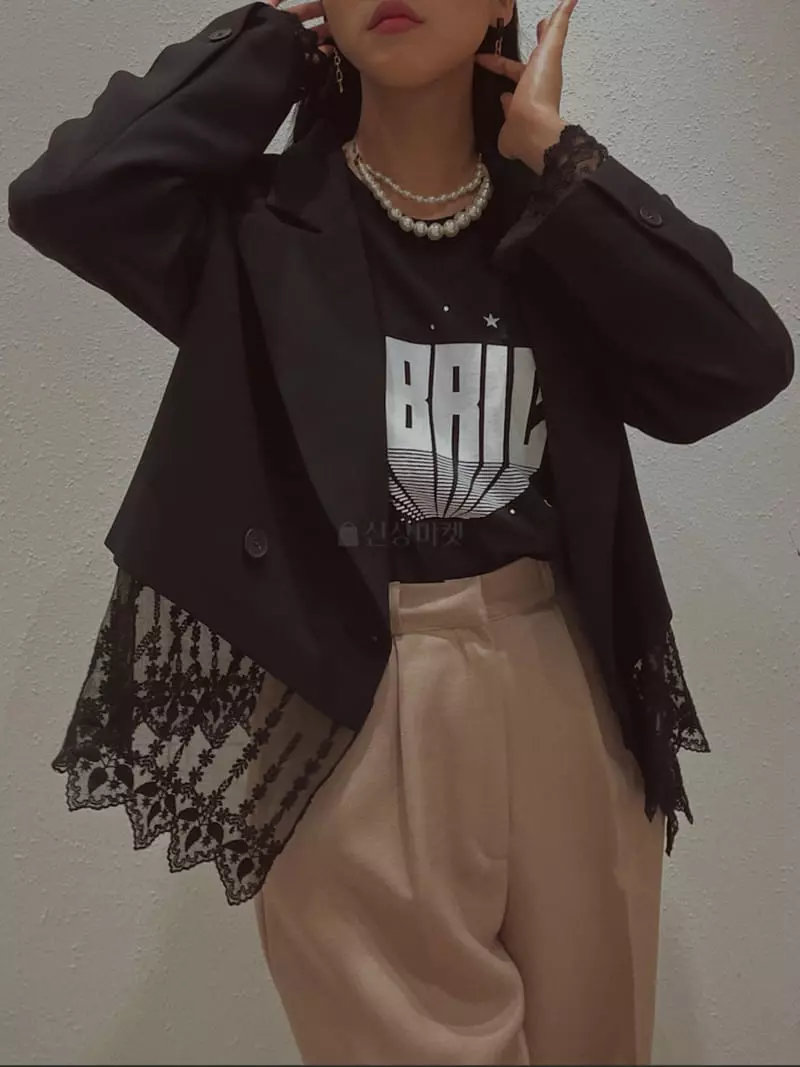 Fabric Seoul - Korean Women Fashion - #womensfashion - Motive Lace Jacket