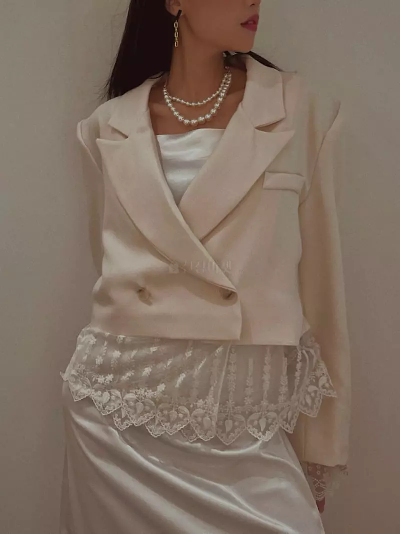 Fabric Seoul - Korean Women Fashion - #womensfashion - Motive Lace Jacket - 11