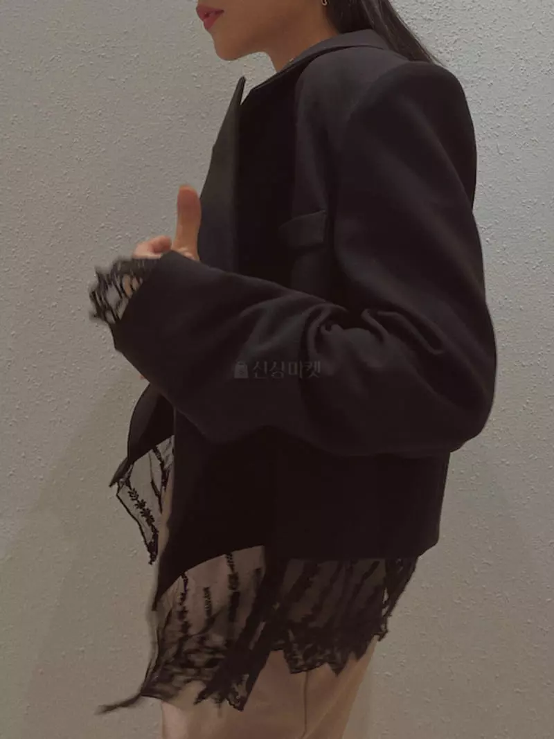Fabric Seoul - Korean Women Fashion - #womensfashion - Motive Lace Jacket - 3