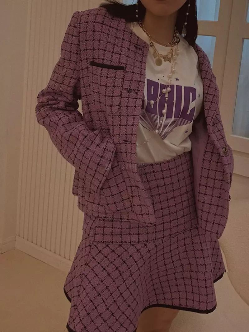 Fabric Seoul - Korean Women Fashion - #womensfashion - Roy Twid Set - 2