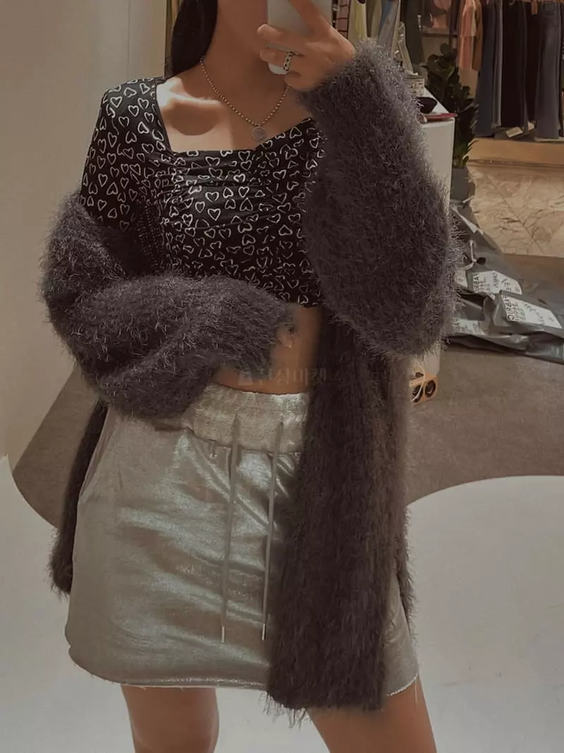 Fabric Seoul - Korean Women Fashion - #womensfashion - Cozy Wing Cardigan - 2