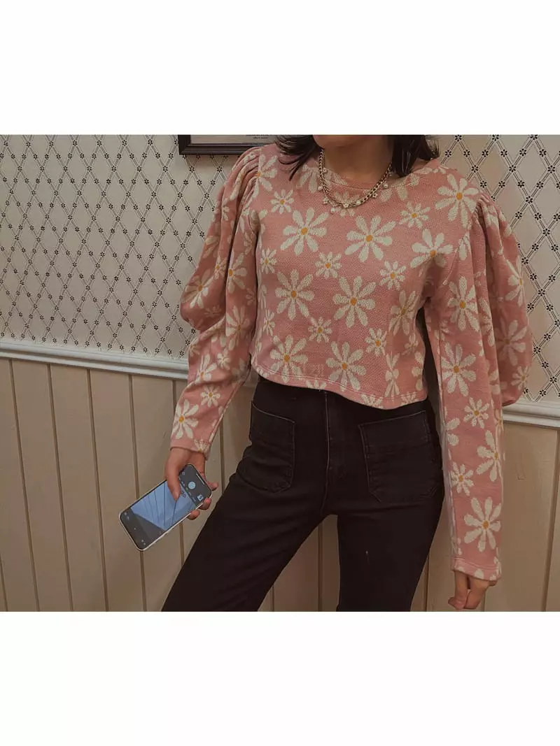 Fabric Seoul - Korean Women Fashion - #womensfashion - Cosmos Puff Blouse