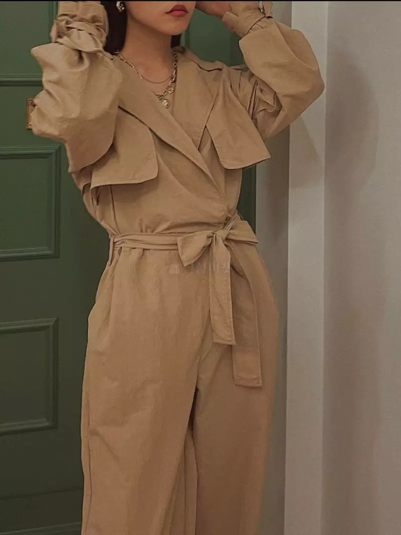 Fabric Seoul - Korean Women Fashion - #womensfashion - Jojo Cape Jumpsuit - 10