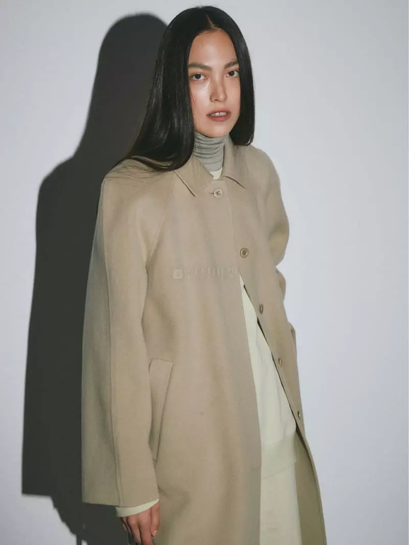 Fave - Korean Women Fashion - #momslook - Hidden Long Coat - 10