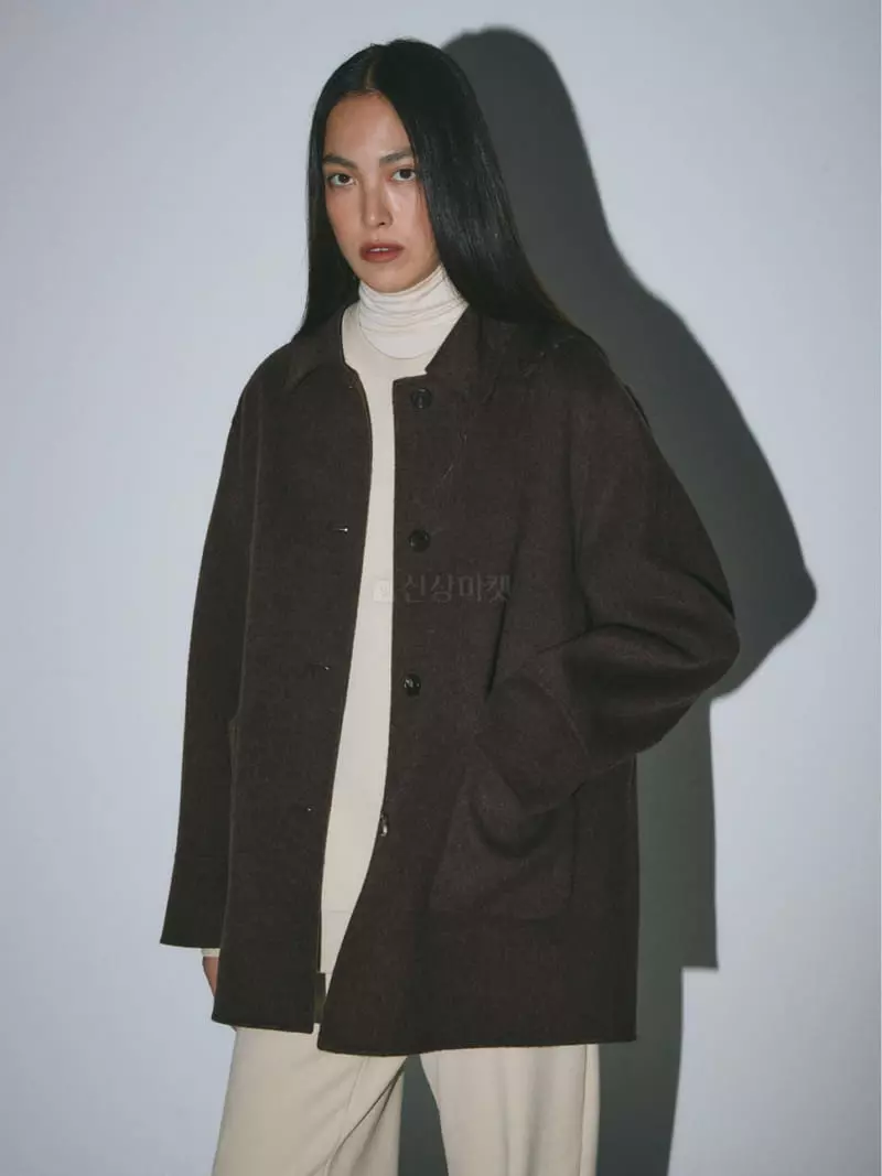 Fave - Korean Women Fashion - #momslook - Half Coat - 3