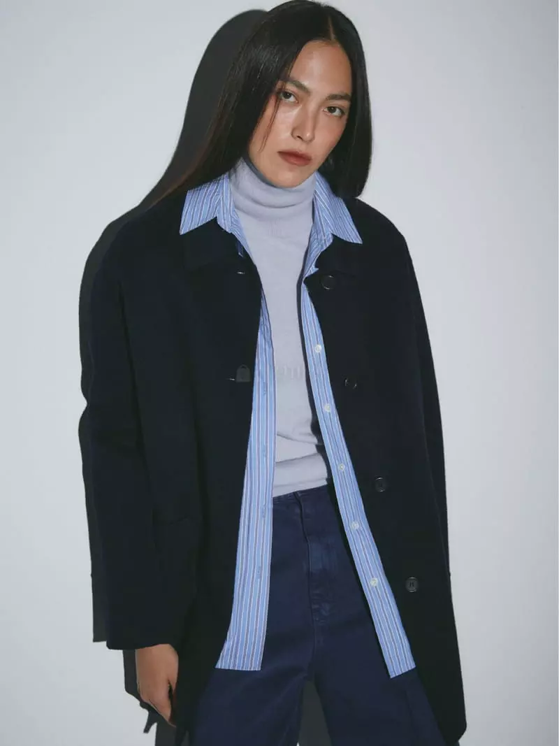 Fave - Korean Women Fashion - #momslook - Half Coat - 5