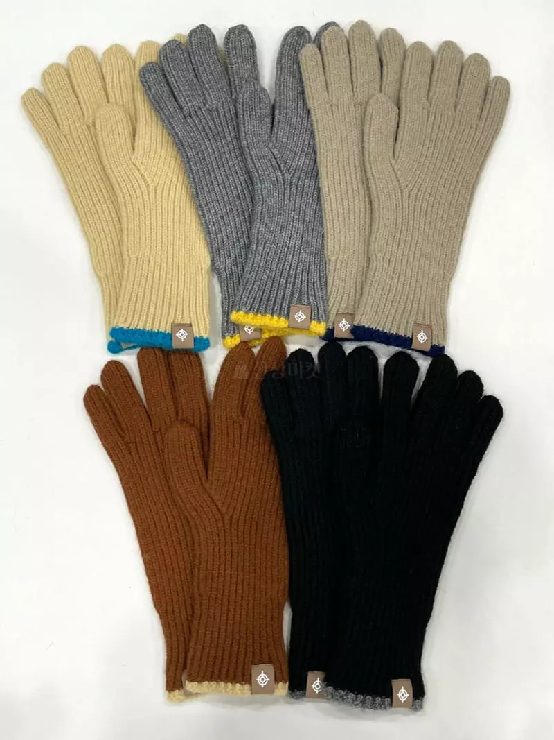Fave - Korean Women Fashion - #pursuepretty - Color Knit Gloves
