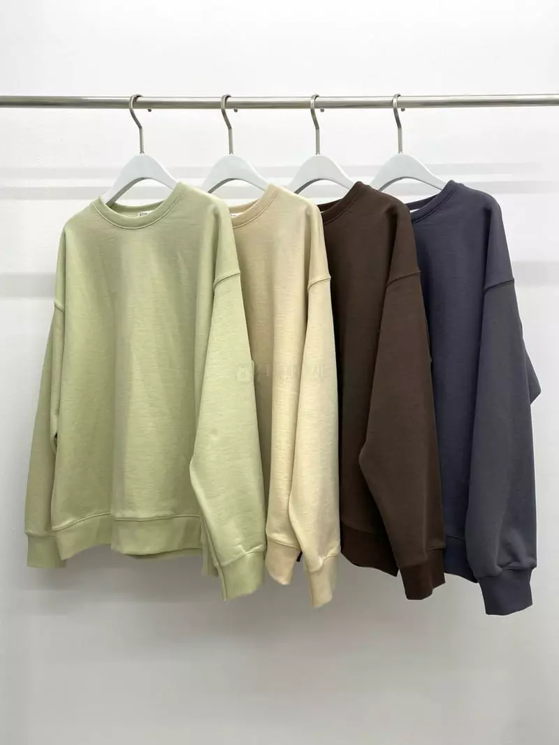 Fave - Korean Women Fashion - #shopsmall - Solid Sweatshirt - 6