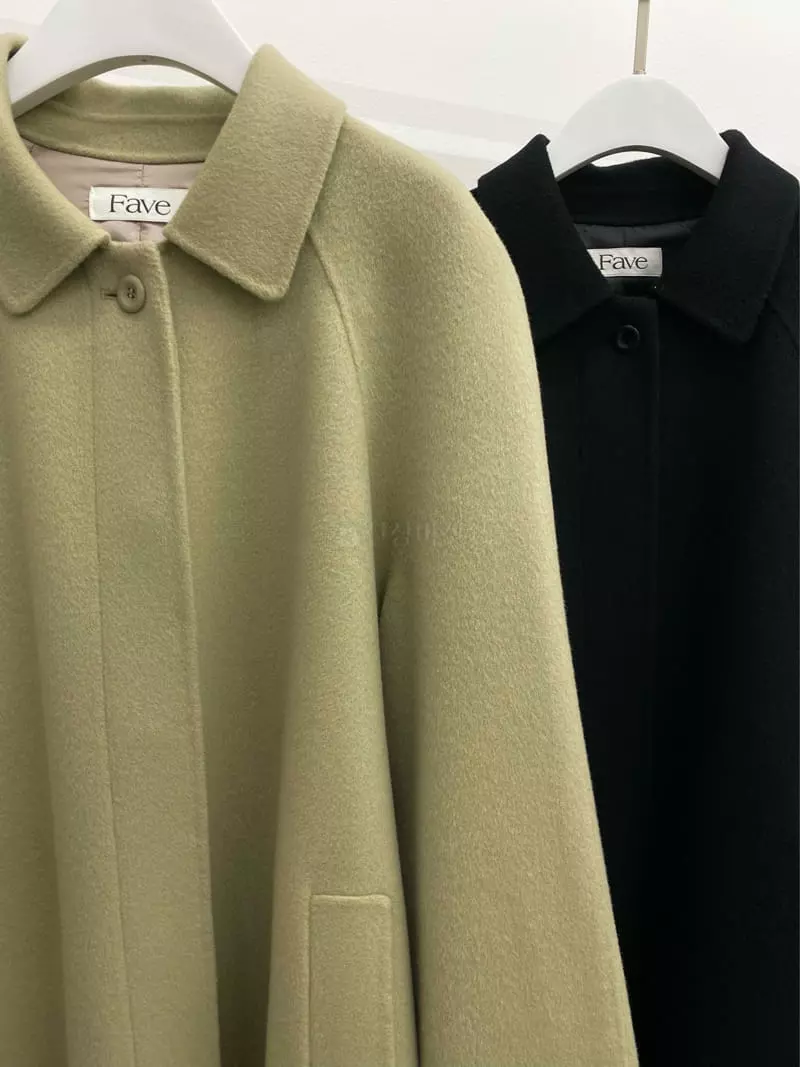 Fave - Korean Women Fashion - #womensfashion - Hidden Long Coat - 11