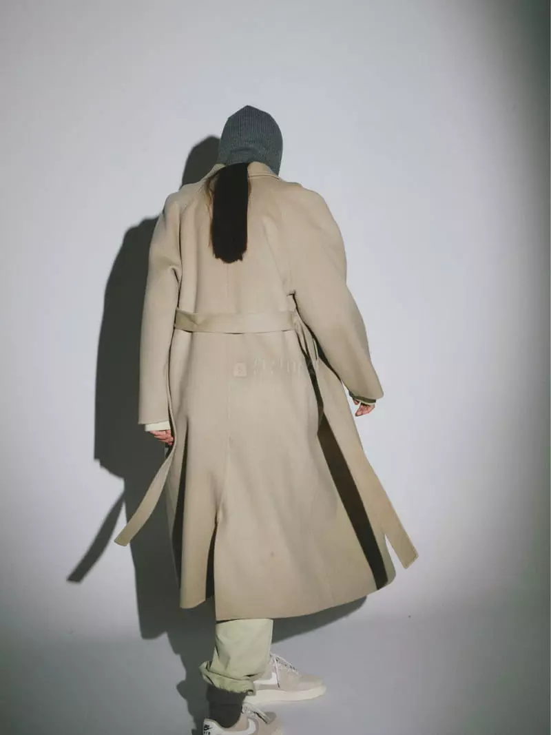 Fave - Korean Women Fashion - #womensfashion - Hidden Long Coat - 7