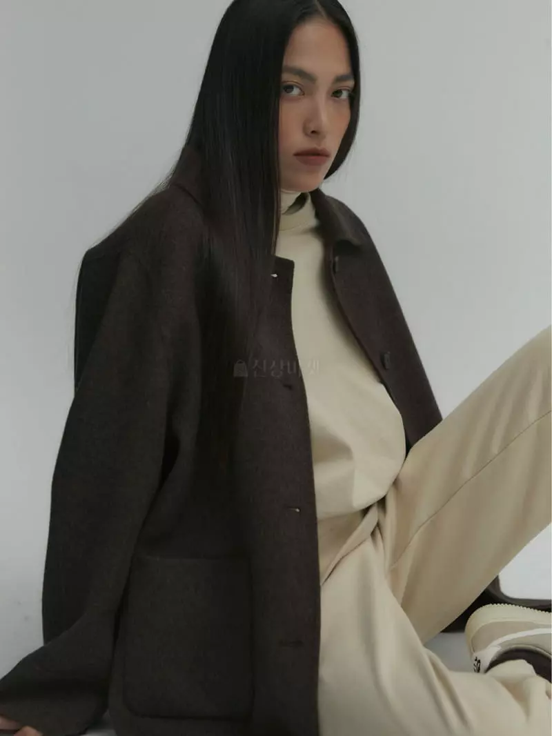 Fave - Korean Women Fashion - #momslook - Half Coat - 4