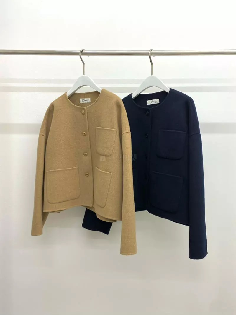 Fave - Korean Women Fashion - #womensfashion - Pocket Jacket - 7