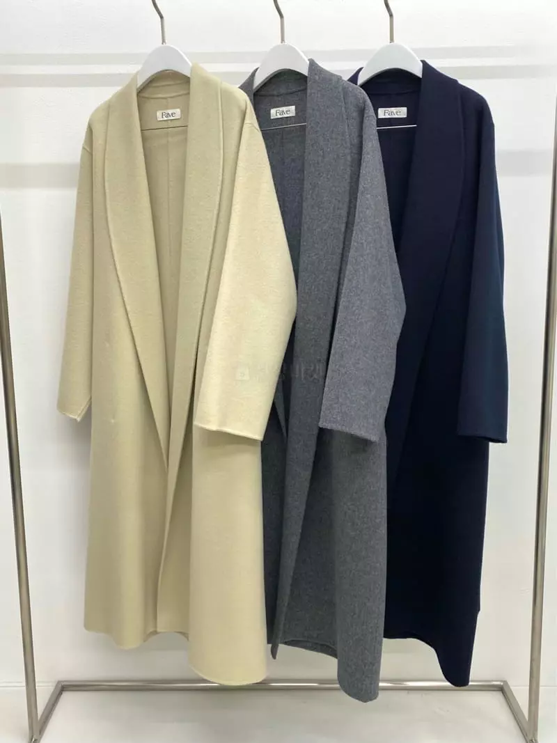 Fave - Korean Women Fashion - #womensfashion - Shawl Collar Coat - 11