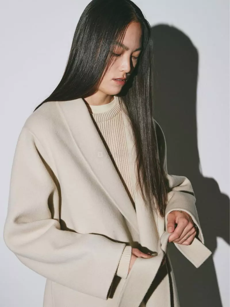 Fave - Korean Women Fashion - #womensfashion - Shawl Collar Coat - 3