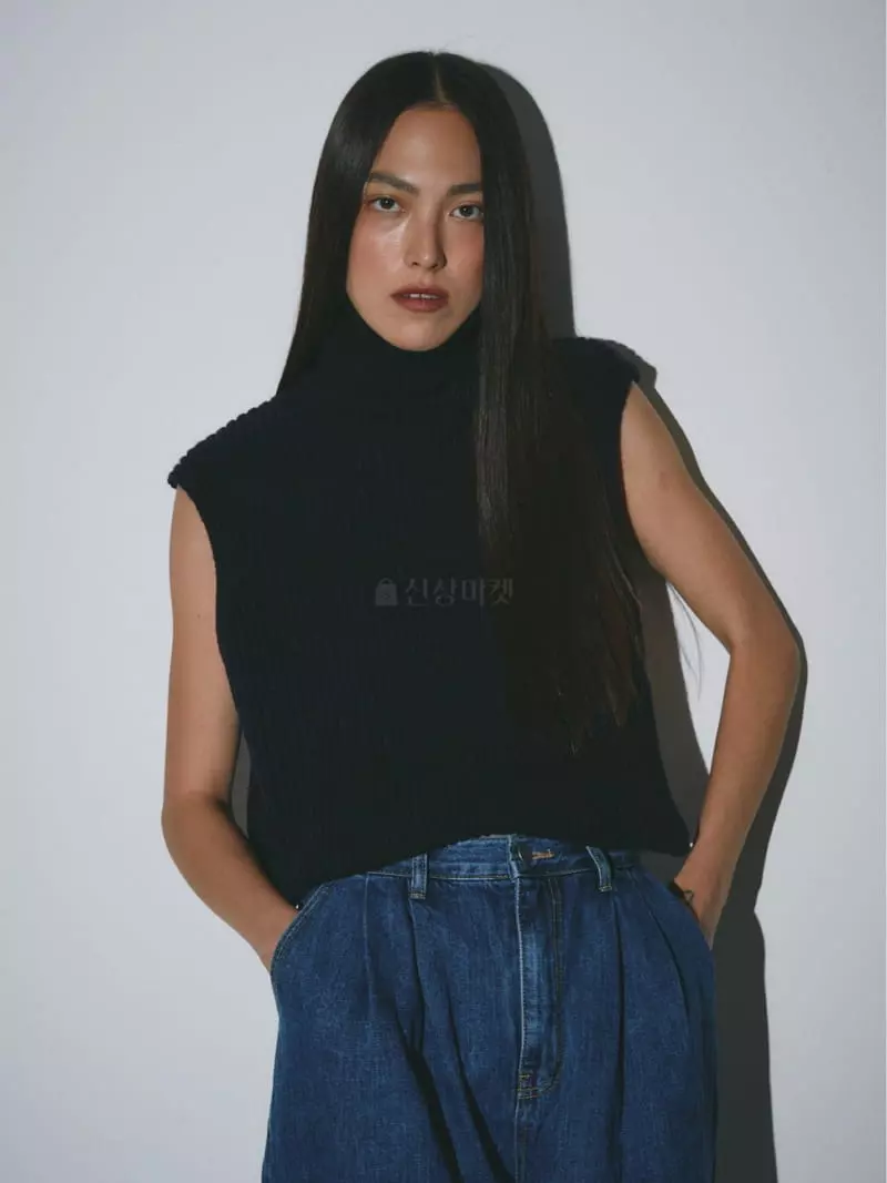 Fave - Korean Women Fashion - #womensfashion - Rib Turtleneck Knit Tee - 9