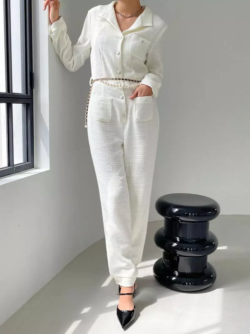 Feffer - Korean Women Fashion - #momslook - Stin Jumpsuit - 3