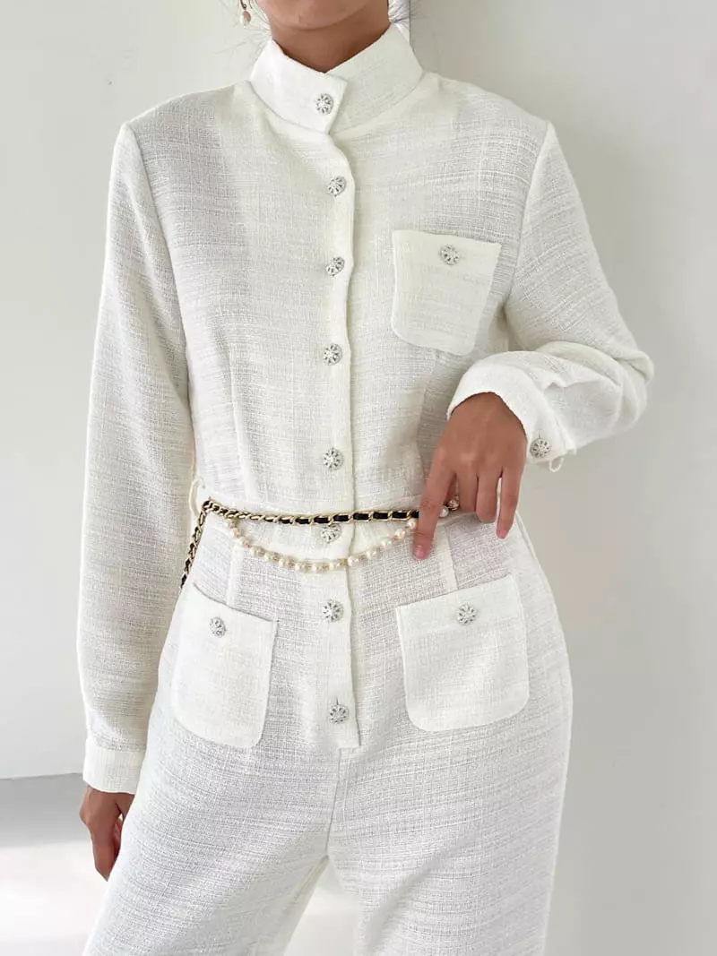 Feffer - Korean Women Fashion - #momslook - Stin Jumpsuit - 5