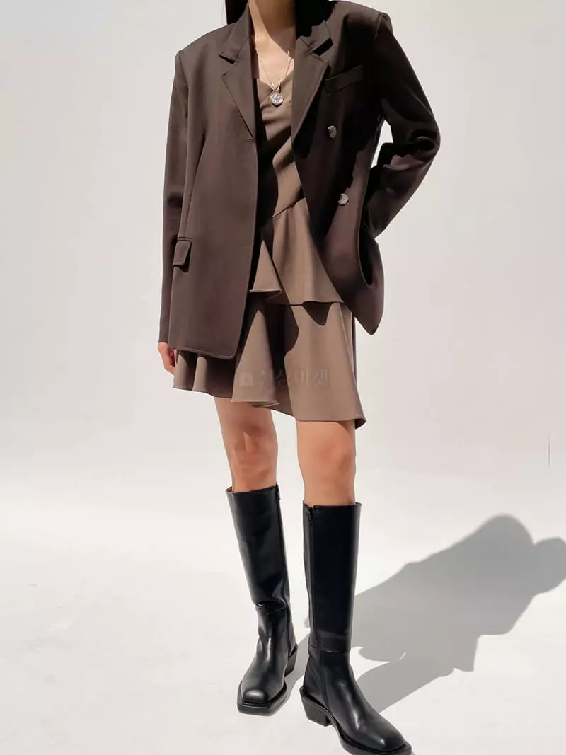 Feffer - Korean Women Fashion - #momslook - Wavy Jacket - 2