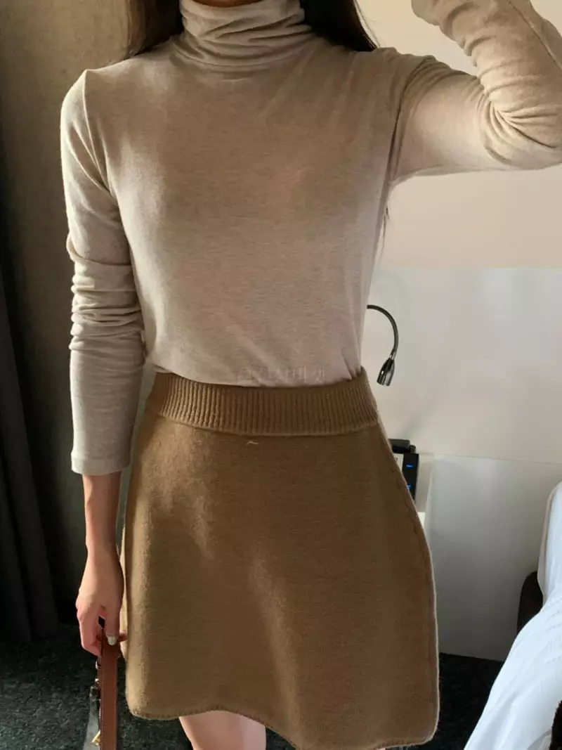 Ff - Korean Women Fashion - #momslook - Soft Turtleneck Tee - 11