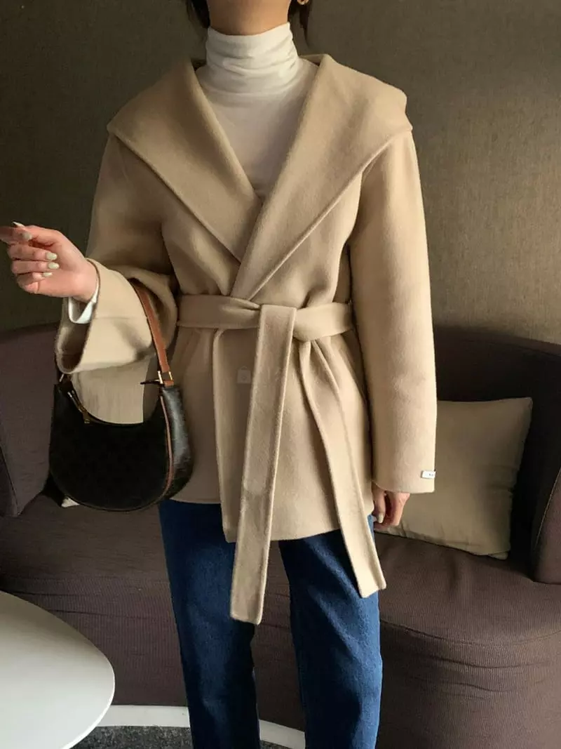 Ff - Korean Women Fashion - #womensfashion - Mas Hoody Coat - 4