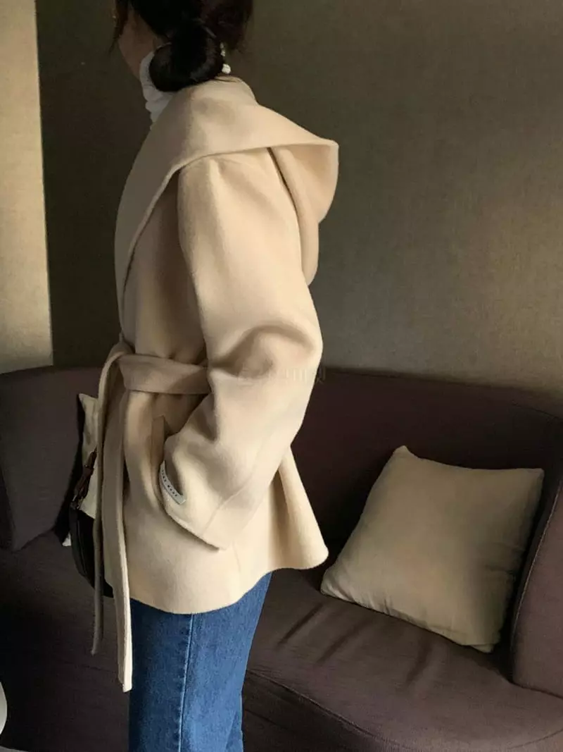 Ff - Korean Women Fashion - #momslook - Mas Hoody Coat - 6