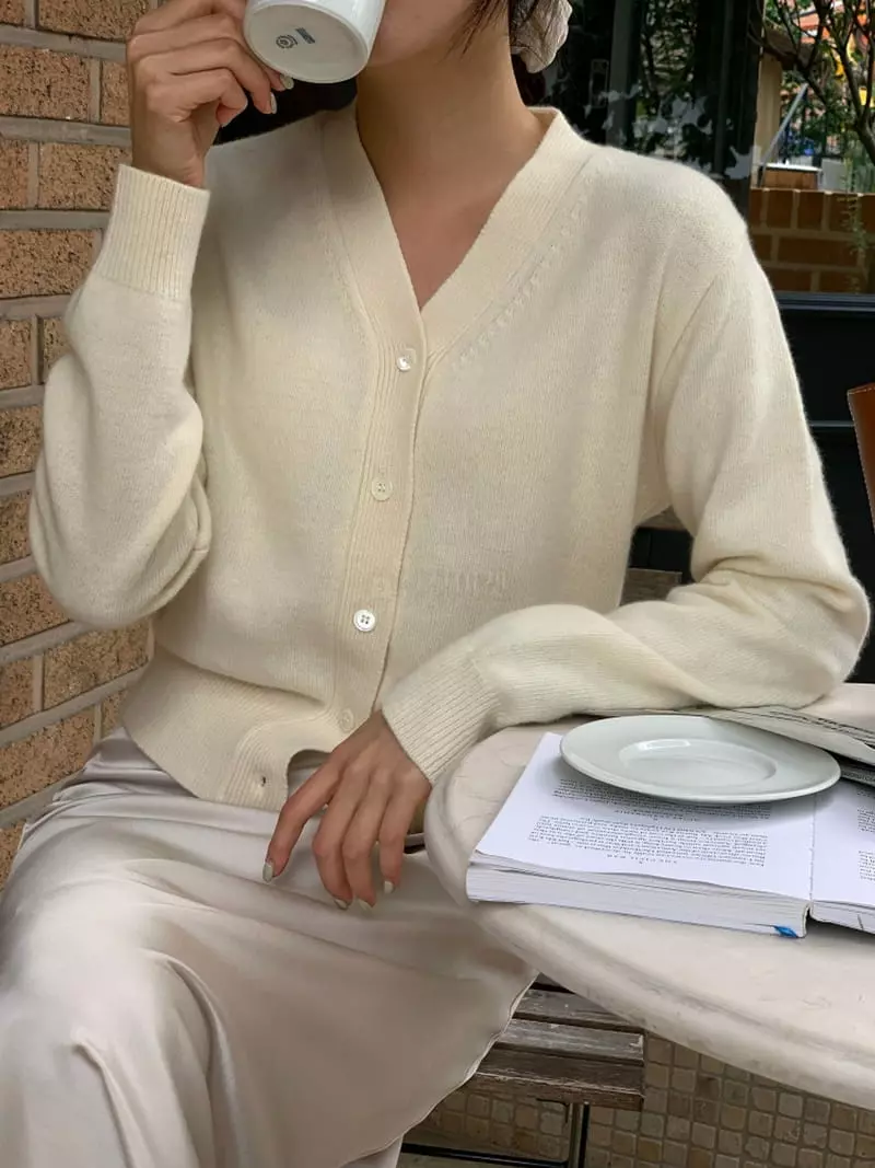 Ff - Korean Women Fashion - #momslook - Sure Cash Cardigan - 11
