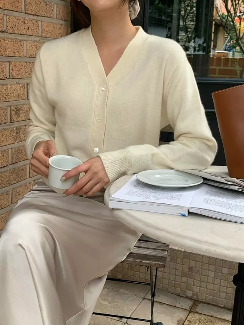 Ff - Korean Women Fashion - #momslook - Sure Cash Cardigan - 12