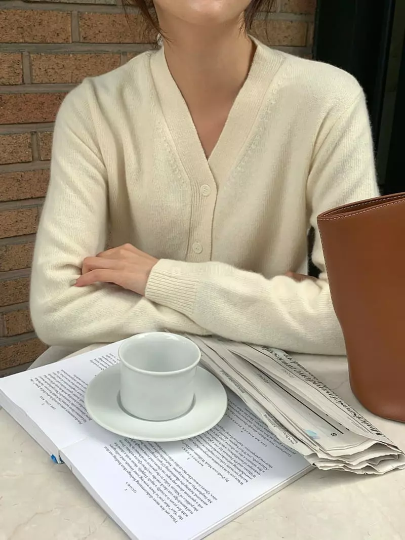 Ff - Korean Women Fashion - #momslook - Sure Cash Cardigan - 9