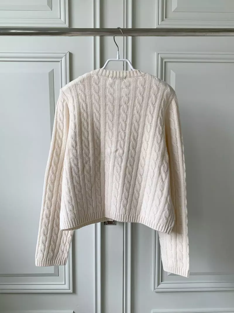 Ff - Korean Women Fashion - #momslook - Move Twist Cardigan - 6