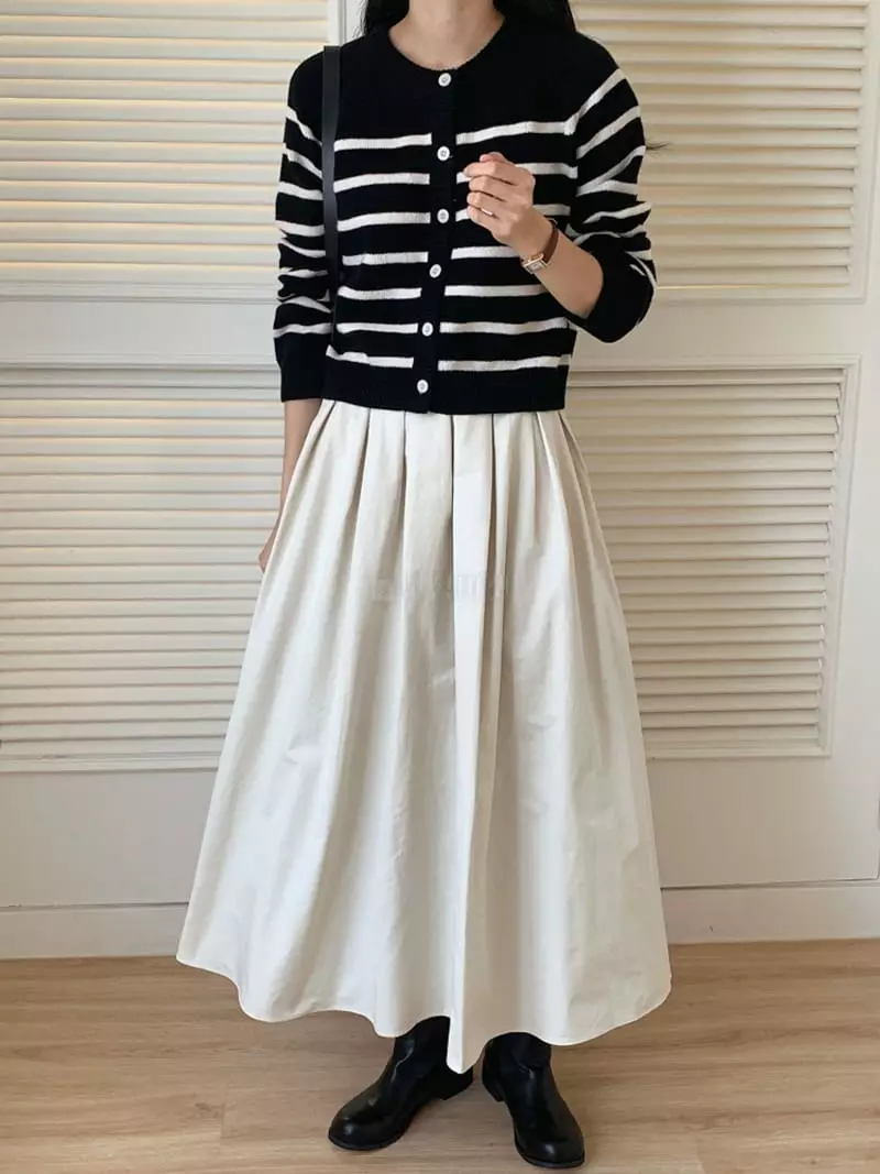 Ff - Korean Women Fashion - #momslook - Mello Pleats Skirt - 2