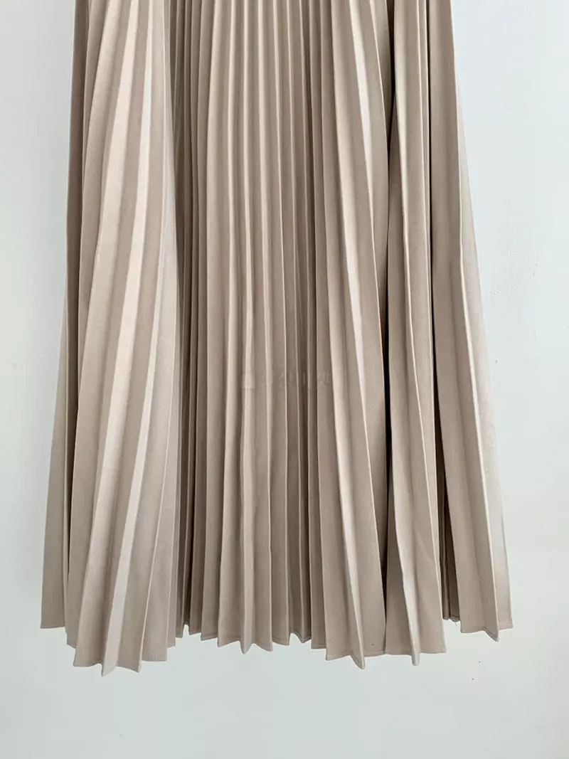 Ff - Korean Women Fashion - #momslook - Wrinke Skirt - 6