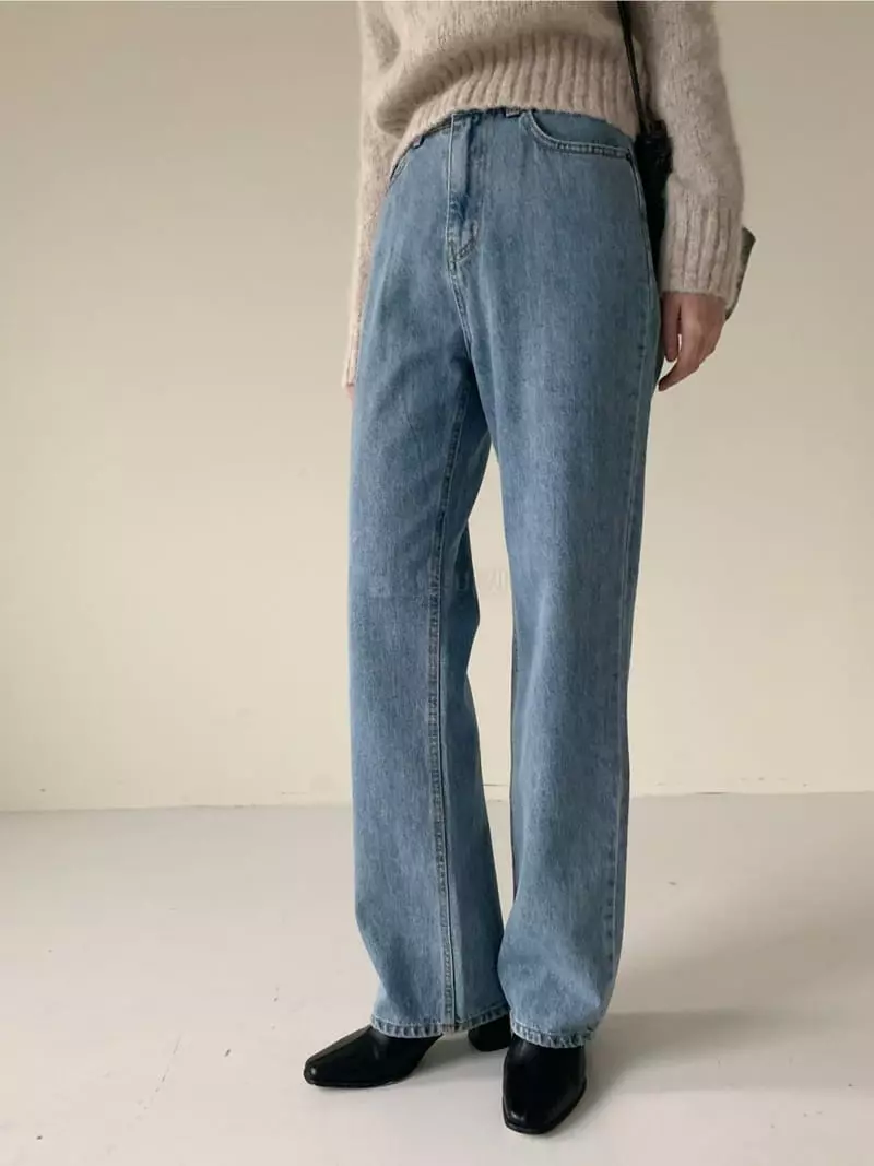 Ff - Korean Women Fashion - #womensfashion - Nave Jeans - 4
