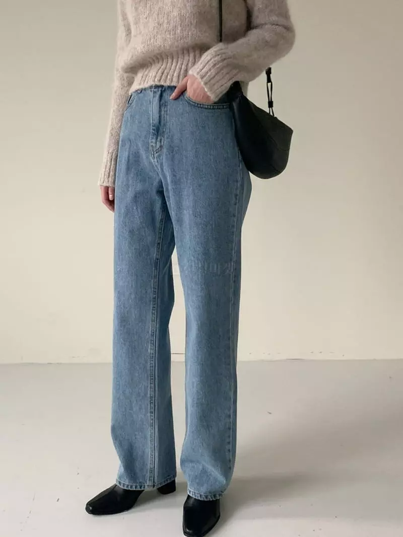 Ff - Korean Women Fashion - #momslook - Nave Jeans - 6