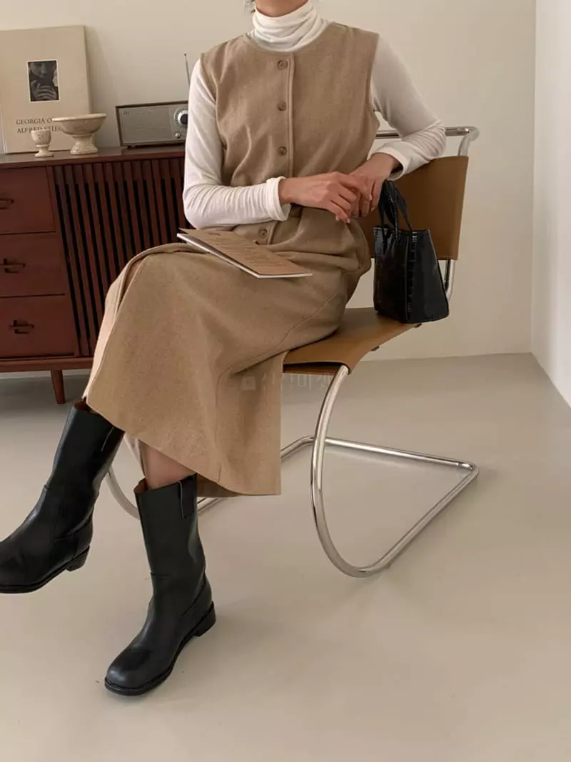 Ff - Korean Women Fashion - #momslook - Belt One-piece - 10