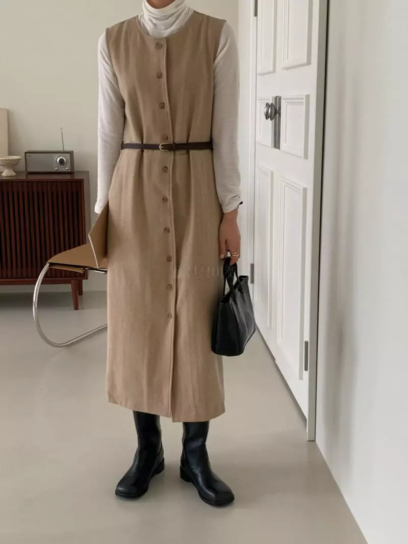 Ff - Korean Women Fashion - #momslook - Belt One-piece - 12
