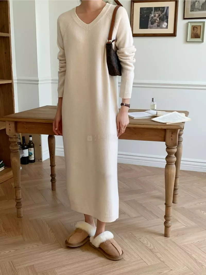 Ff - Korean Women Fashion - #momslook - Ellon V One-piece - 12