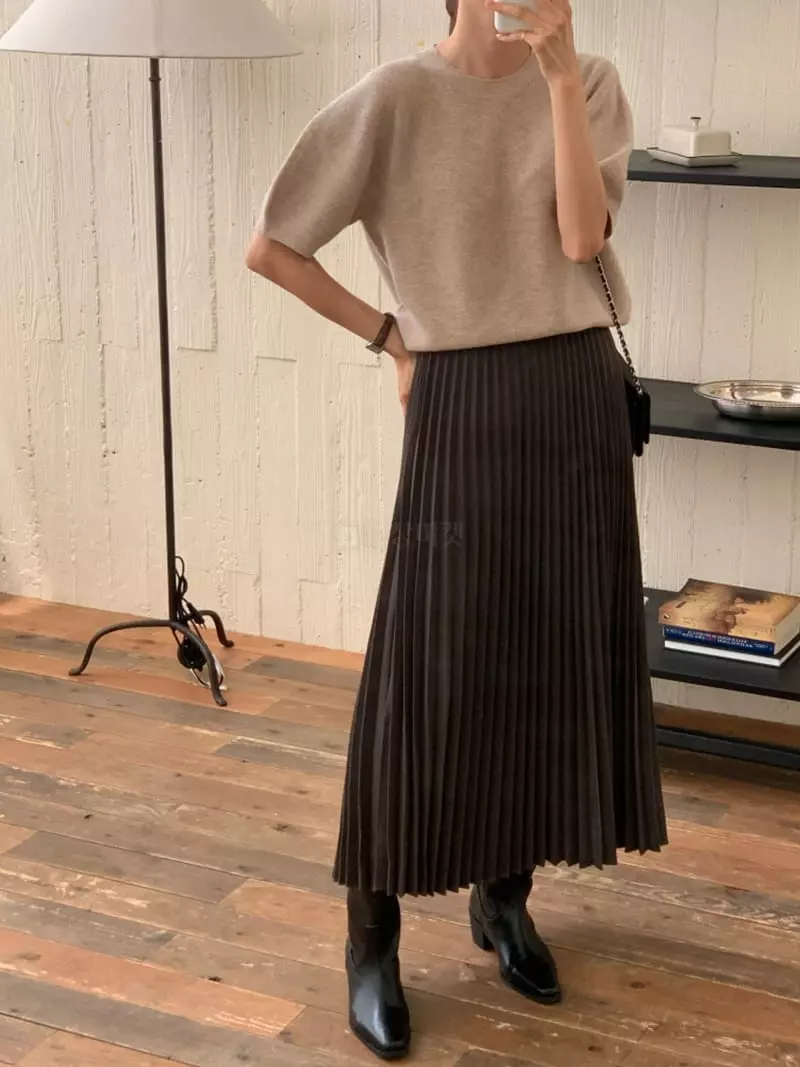 Ff - Korean Women Fashion - #romanticstyle - Wrinke Skirt - 2